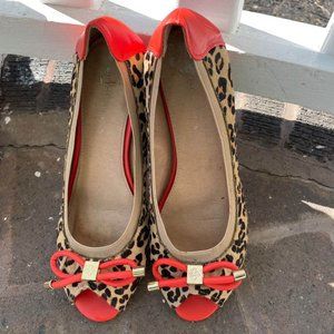 BCBGeneration Leopard Print Flats